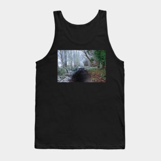 Forest path in winter Tank Top